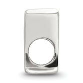925 Sterling Silver Letter Y Bead with Polished Finish  Elegant and Solid Design